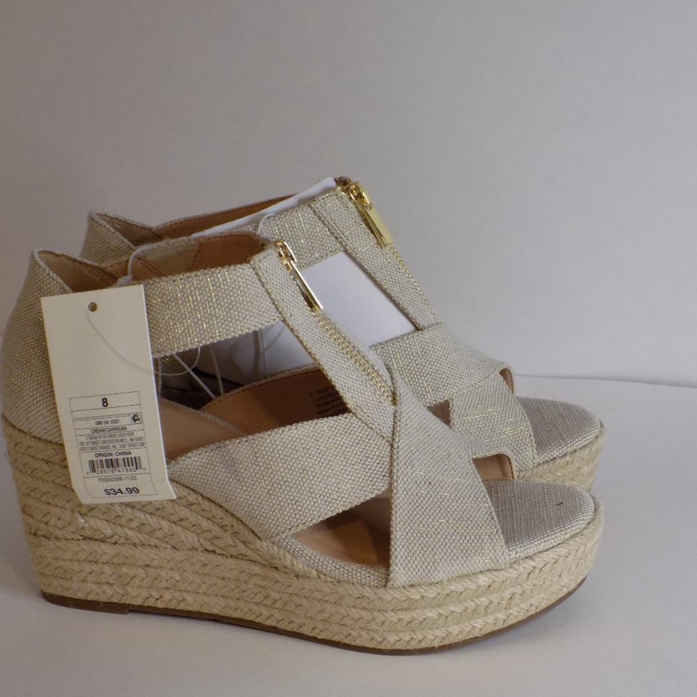 a new day Beige Espadrille Platform Wedge Sandals - Picture 4 of 4